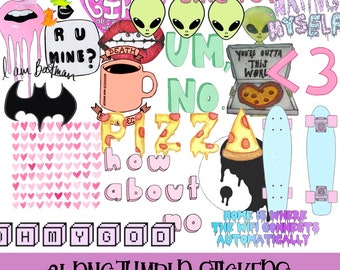 tumblr stickers etsy