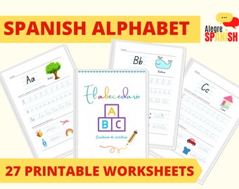spanish writing etsy