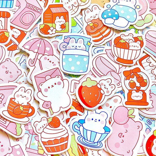 kawaii sticker flakes grab bag!