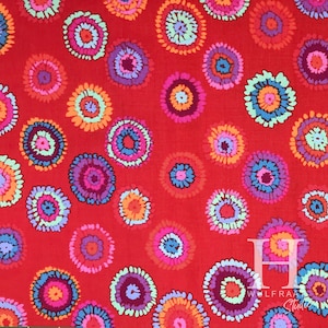 OOP - Kaffe Fassett, Plink, red, PWGP109, by the 1/2 yard