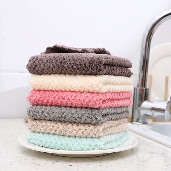 Lot de 15 essuie-tout de rechange doux et absorbants, en microfibre, pour le visage et les mains. Idée cadeau pour vos proches et votre maman. 25 x 25 cm - Etsy