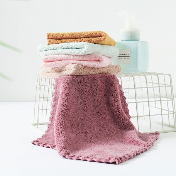 15 Pack Super Soft and Absorbent Multipurpose Microfiber Cloth Home Small Cleaning Rag. Reusable Washcloth, Face Cloth, Dish Cloth 25x25cm