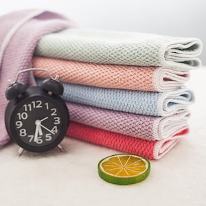 10 PCS 30x30CM REUSABLE Unpaper Towels | Multipurpose Paperless Towels | Keep Counters Dry, Remove Dusts and Oil, Dry Hands and Small Dishes