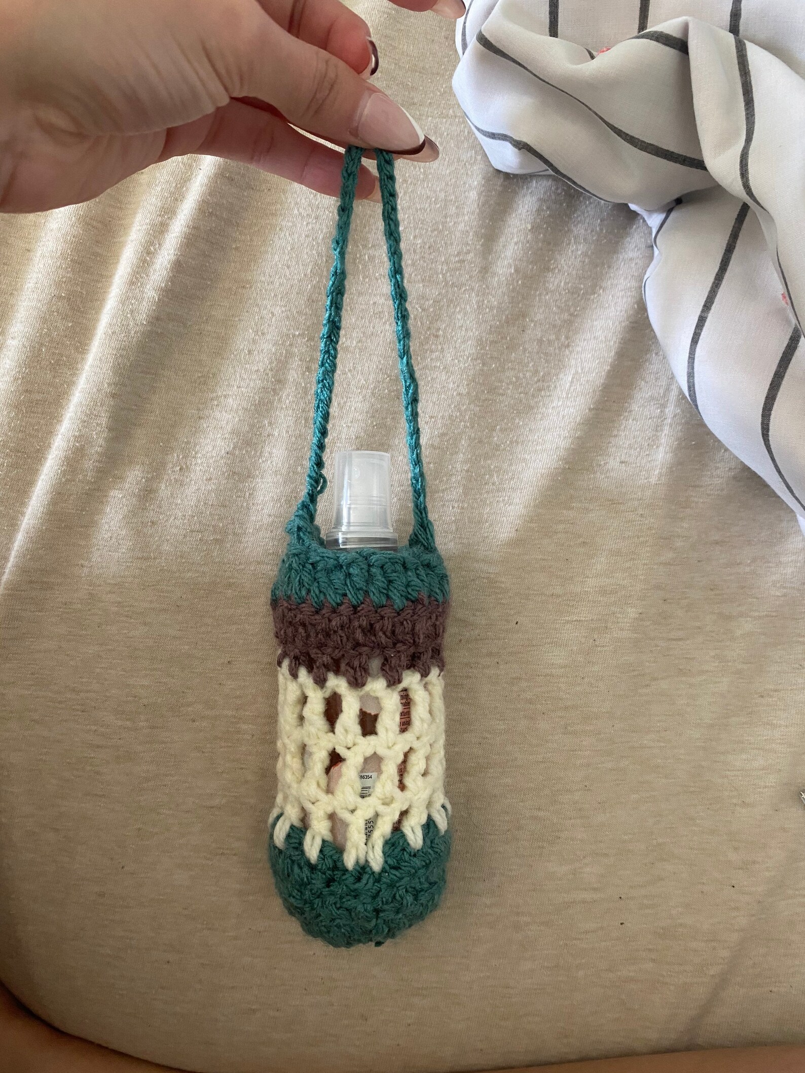 Hand crocheted hand sanitizer holder Etsy
