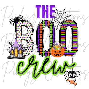 Halloween The Boo Crew Datei Halloween Png Halloween Halloween Papier Sublimation