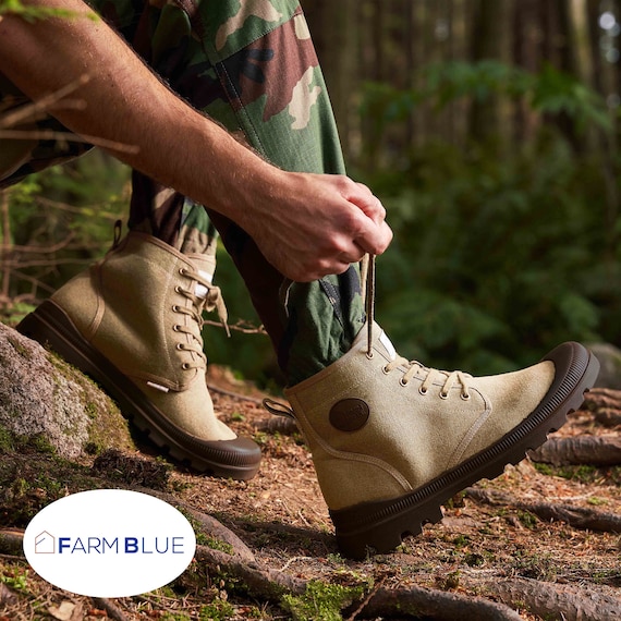Military Boots Farm Blue Ranger Boots 