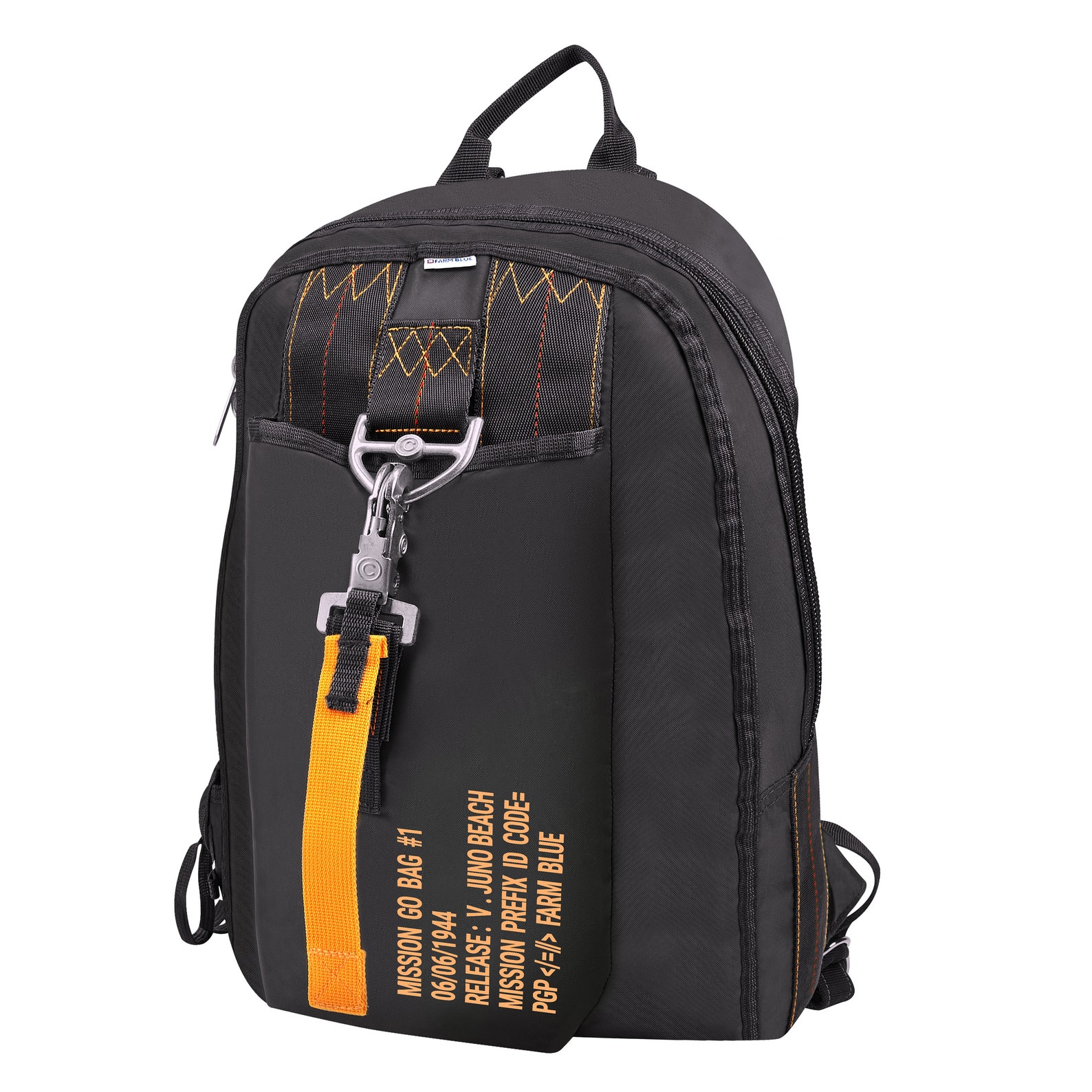 Farm Blue Tactical Backpack With Army Parachute Deploy Clip Etsy