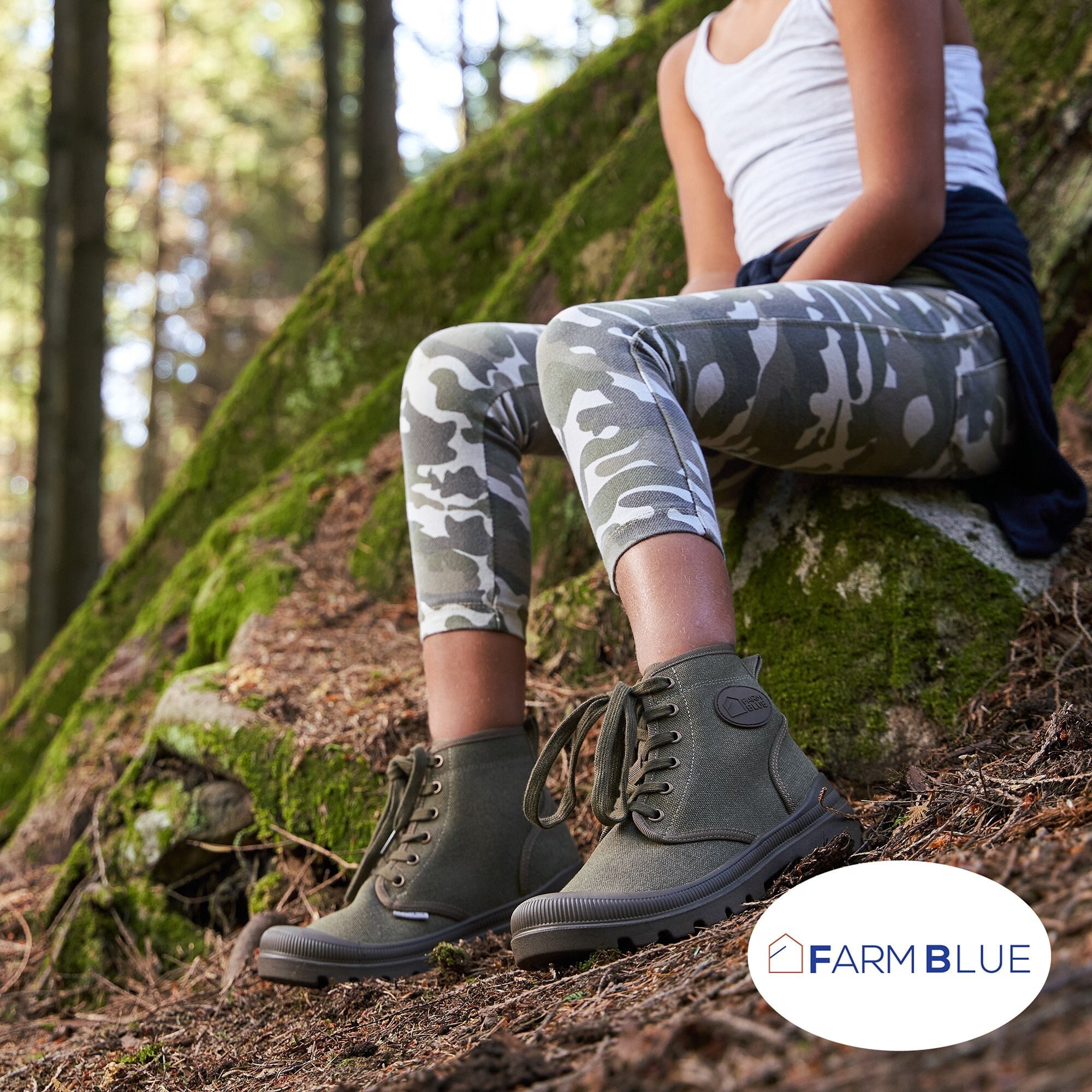 Farm blue hiking boots store
