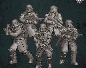 Trench Devils Grenadiere (10 Modelle) | zB als Grenadiere/Stormtrooper der Imperialen Armee in Grimdark Future