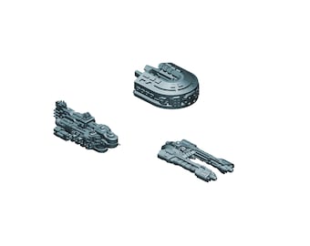 Angeheuerte Eskortschiffe (3 Modelle) | z.B. als Rogue Trader Xenos Eskortschiffe in Battlefleet Colossus