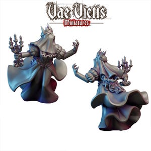 Vampir-Braut | Fantasy Tabletop Modelle z.B. für Broheim, Frostgrave, Forbidden Psalm, Dungeons & Dragons