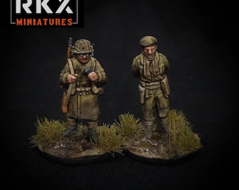 Kanadisches HQ (2 Modelle) | RKX Miniatures | 28 mm / 1:56 | 2. Weltkrieg Tabletop Modelle