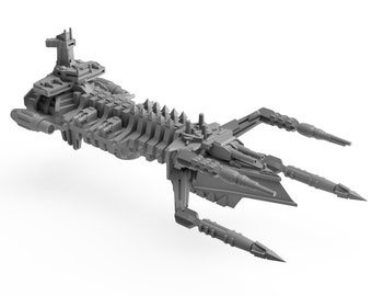 Chaos Lanzen-Fregatten (3 Modelle) | Battlefleet Colossus | Grimdark Future Warfleets
