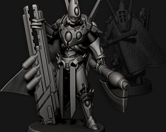 Scorched Warriors - Der Drache | Space Elves | Tech Elves | Edge Miniatures | Grimdark Future