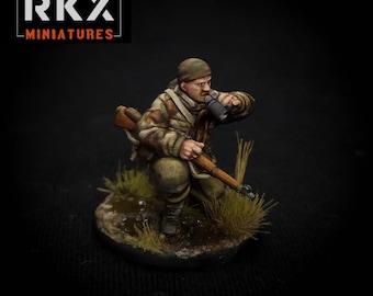 Kanadischer Scharfschütze | RKX Miniatures | 28 mm / 1:56 | 2. Weltkrieg Tabletop Modelle