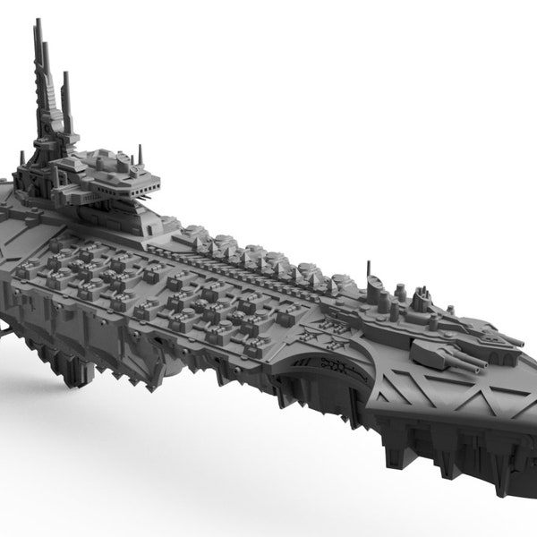 Chaos Cruiser (Wide) | e.g. as Slaughter/Murder for Battlefleet Gothic