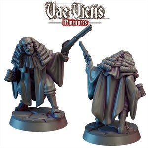 Juez Renegado | Miniaturas de fantasía para mesa, por ejemplo, para Broheim, Frostgrave, Forbidden Psalm y Dungeons & Dragons