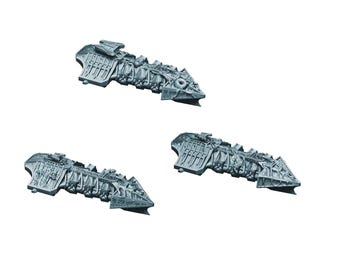 Sarin-Klasse Waffenbatterie-Zerstörer (3 Modelle) | Chaos für Battlefleet Colossus | Grimdark Future Warfleets