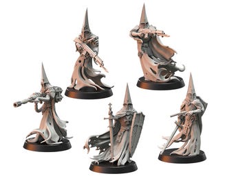 Pilgrims (5 Modelle) | Wraith Pilgrims | Grimdark Trench Warfare