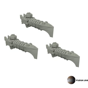 Nord-Klasse Eskortschiffe (3 Modelle) | Human Navy für Battlefleet Colossus | Grimdark Future Warfleets
