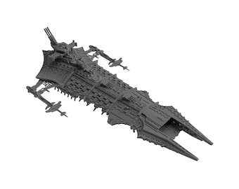 Chaos Gloomy-Schema Schlachtschiff | Schlachtschiff für Battlefleet Colossus