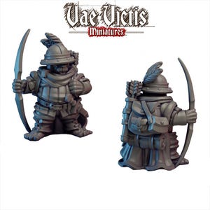 Halblings-Späher | Fantasy Tabletop Modelle z.B. für Broheim, Frostgrave, Forbidden Psalm, Dungeons & Dragons