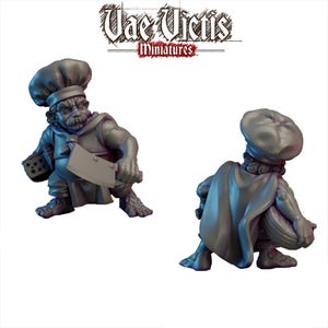 Halblings-Koch | Fantasy Tabletop Modelle z.B. für Broheim, Frostgrave, Forbidden Psalm, Dungeons & Dragons