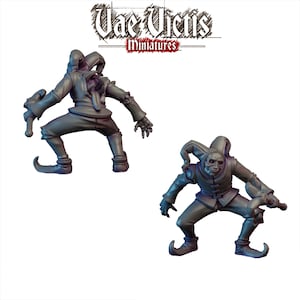 Verdorbener Hofnarr | Fantasy Tabletop Modelle z.B. für Broheim Carnival of Chaos, Frostgrave, Forbidden Psalm, Dungeons & Dragons