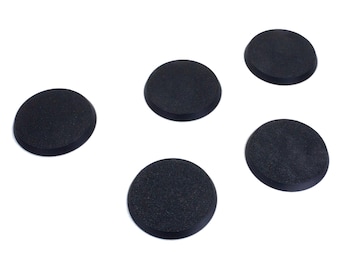 39 mm Bases, rund (entspricht "40 mm" anderer Hersteller) | FDM 0.08 Layer, Schwarz, mit Magnethalterung