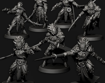 Cursed Howlers (5 Modelle) | Space Elves | Tech Pirates | Edge Miniatures | Grimdark Future