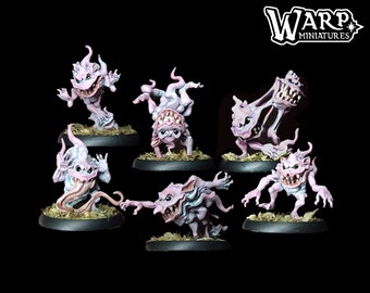 Magenta-Schrecken (6 Modelle) | z.B. als Dämonen für Age of Fantasy