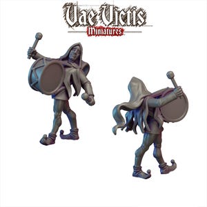 Trommler | Fantasy Tabletop Modelle z.B. für Broheim, Frostgrave, Forbidden Psalm, Dungeons & Dragons