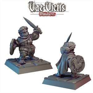 Caballero mediano | Miniaturas de fantasía para mesa, por ejemplo, para Broheim, Frostgrave, Forbidden Psalm y Dungeons & Dragons