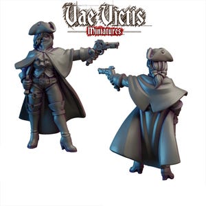 Wegelagerin | Fantasy Tabletop Modelle z.B. für Broheim, Frostgrave, Forbidden Psalm, Dungeons & Dragons