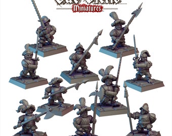 Halblings-Elite Bande (10 Modelle) | Halblinge z.B. für Broheim, Frostgrave, Forbidden Psalm, Dungeons & Dragons