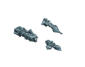 Freibeuter Eskortschiffe (3 Modelle) | z.B. als Rogue Trader Eskortschiffe in Battlefleet Colossus