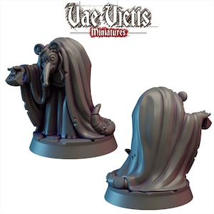 Pastor de ratas | Miniaturas de fantasía para mesa, por ejemplo, para Broheim, Frostgrave, Forbidden Psalm y Dungeons & Dragons