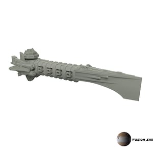 Barrakuda-Klasse Leichter Kreuzer | Human Navy für Battlefleet Colossus | Grimdark Future Warfleets