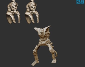 Sobek-Drachenreiter: Pharao | Untote ägyptische Wüstenskelette | Age of Fantasy