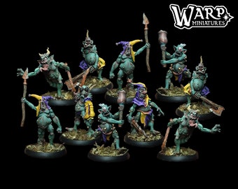 Krankheitsverbreiter (10 Modelle) | z.B. als OPR Age of Fantasy Dämonen