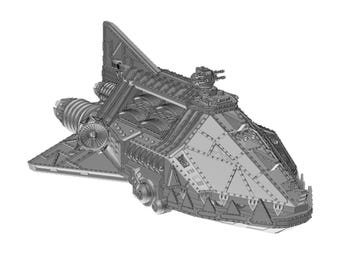 Ork Bolzen-Klasse Kreuzer | Space Orks für Battlefleet Colossus | Grimdark Future Warfleets
