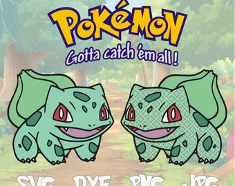 Bulbasaur Svg Etsy