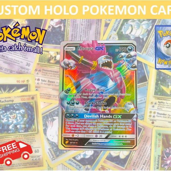 Custom Hoopa Card Hoopa - Etsy