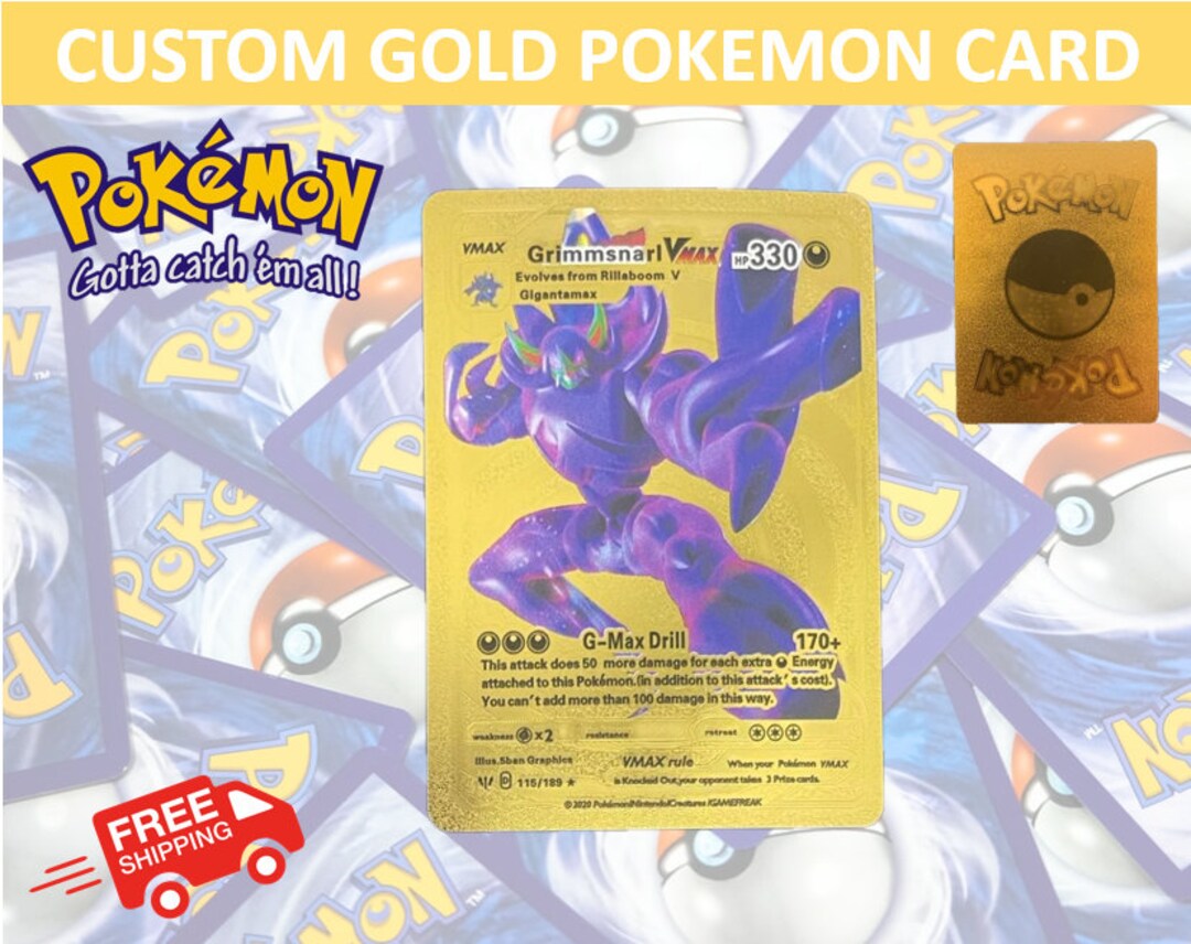 Pokémon Grimmsnarl V Ultra Rare Holofoil Card – Sword & Shield Darkness Ablaze #114/189, Collector’s Trading Card - View #10