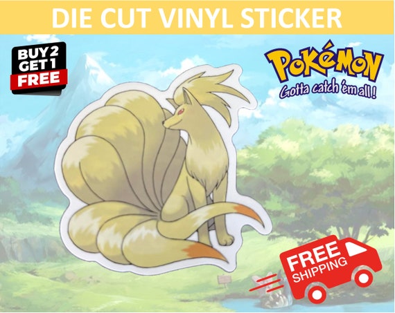 BUY2GET1 Pokémon Ninetales Sticker Cool Cartoon Decal Anime - Etsy Australia BUY2GET1 Pokémon Ninetales Sticker Cool Cartoon Decal Anime - Etsy Australia