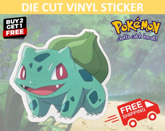 BUY2GET1 Pokémon Bulbasaur Sticker Cool Cartoon Decal Anime - Etsy BUY2GET1 Pokémon Bulbasaur Sticker Cool Cartoon Decal Anime - Etsy