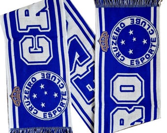 scarf cruzeiro clube brazil football club fans supporter gift collection scarves