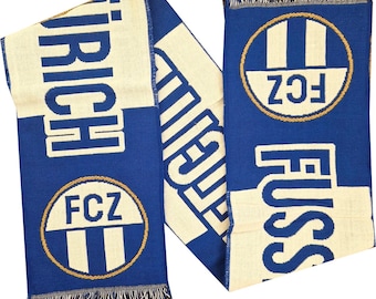 Bufanda del club de fútbol de Zúrich, Suiza, regalo para aficionados.