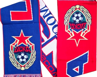 Bufanda del CSKA de Moscú, regalo para aficionados del club de fútbol ruso.