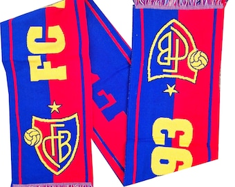 Bufanda del Basilea FC, regalo para aficionados del club de fútbol suizo.